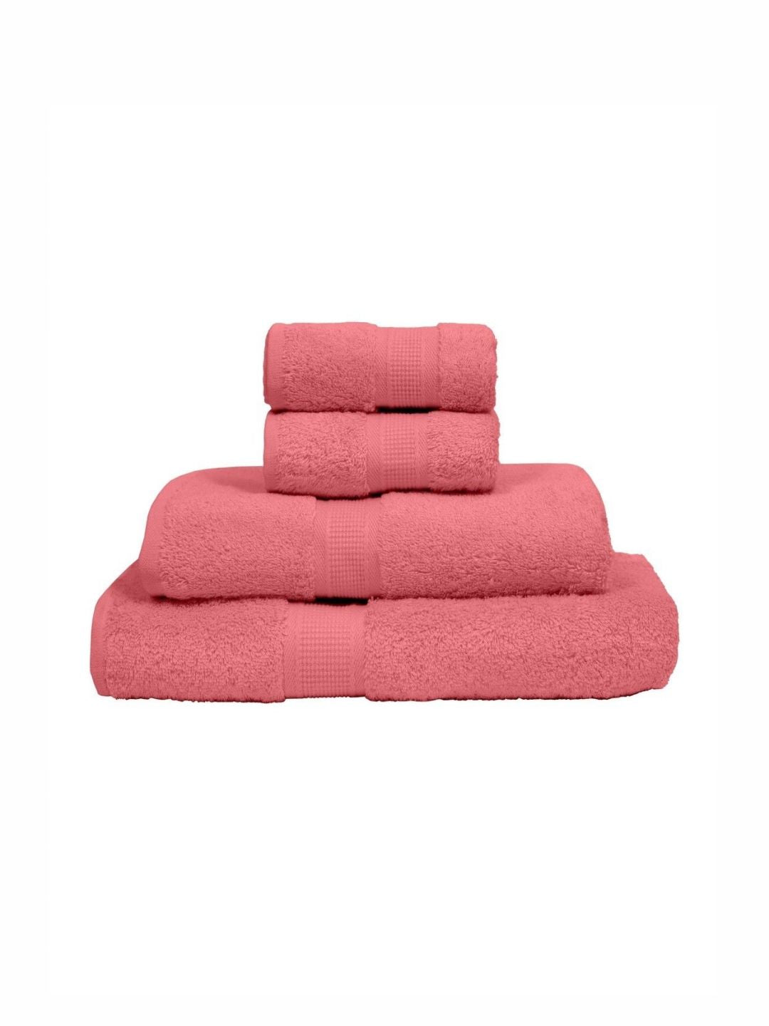BOMBAY DYEING Santino Rose 4 Pieces Pure Cotton 550 GSM Towel Set