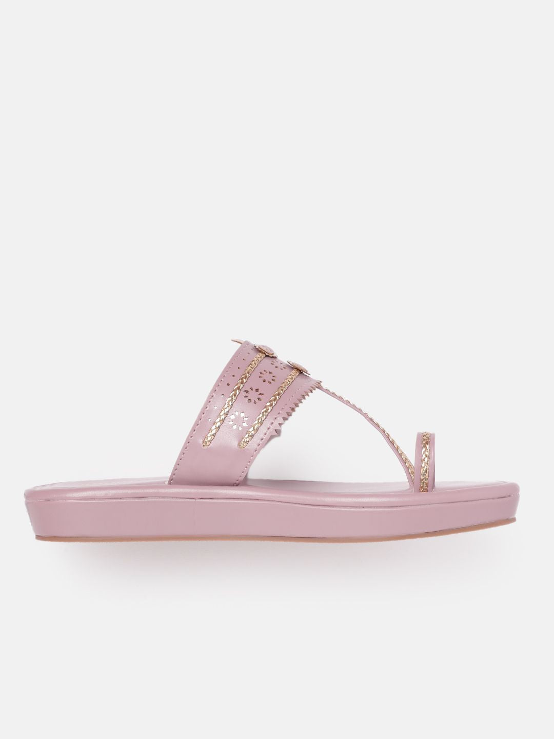 Anouk Women Ethnic Motifs Open Toe Flats
