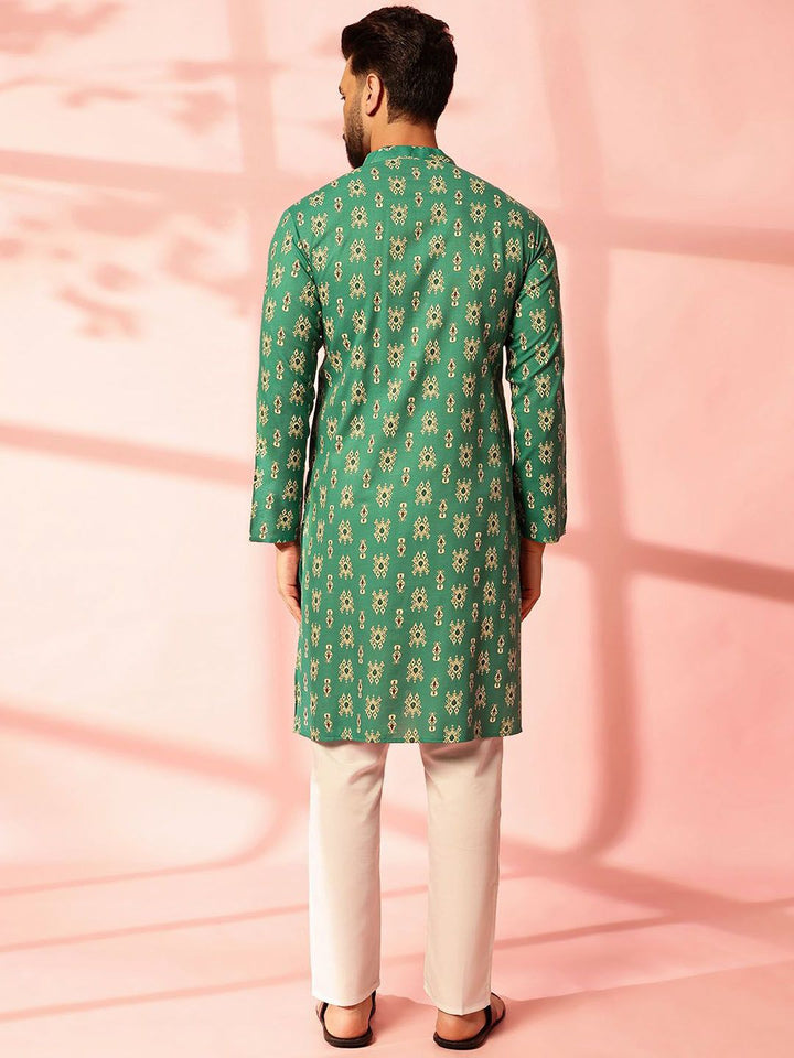 Anouk Men Paisley Printed Regular Kurta with Pyjamas