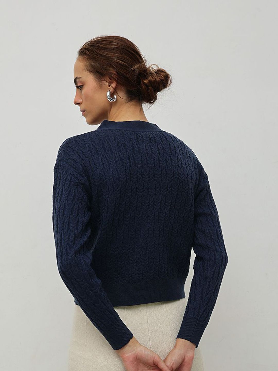 STREET 9 Women Cable Knit Cardigan