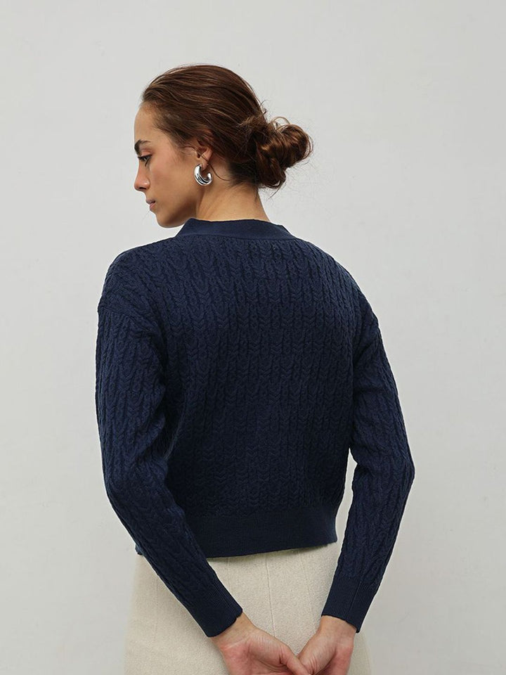 STREET 9 Women Cable Knit Cardigan