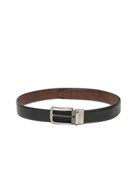 Teakwood Leathers Men Textured Leather Reversible Formal Belt