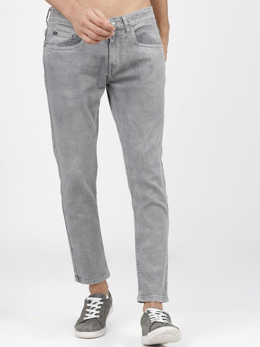 HIGHLANDER Men Tapered Fit Light Fade Stretchable Jeans