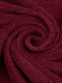 BOMBAY DYEING Tulip Maroon 4 Pieces Pure Cotton 450 GSM Towel Set