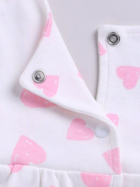 Moms Love Infant Girls Print Pure Cotton Fit & Flare Dress