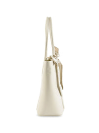 Lino Perros Women Textured Structured Shoulder Bag With Scarf