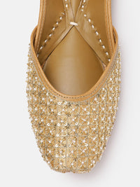 House of Pataudi Women Embellished Ethnic Mojaris