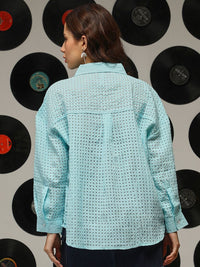 Campus Sutra Women Comfort Opaque Printed Casual Shirt