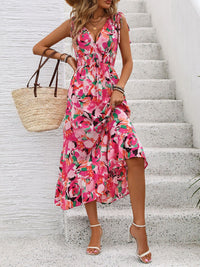 DressBerry Printed A-Line Midi Dress
