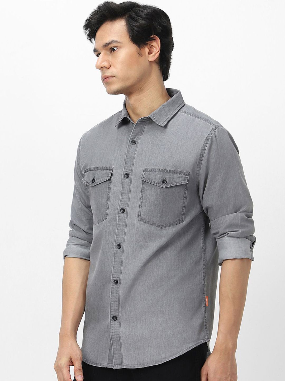 Urbano Fashion Men Full Sleeve Regular Fit Casual Denim Shirt