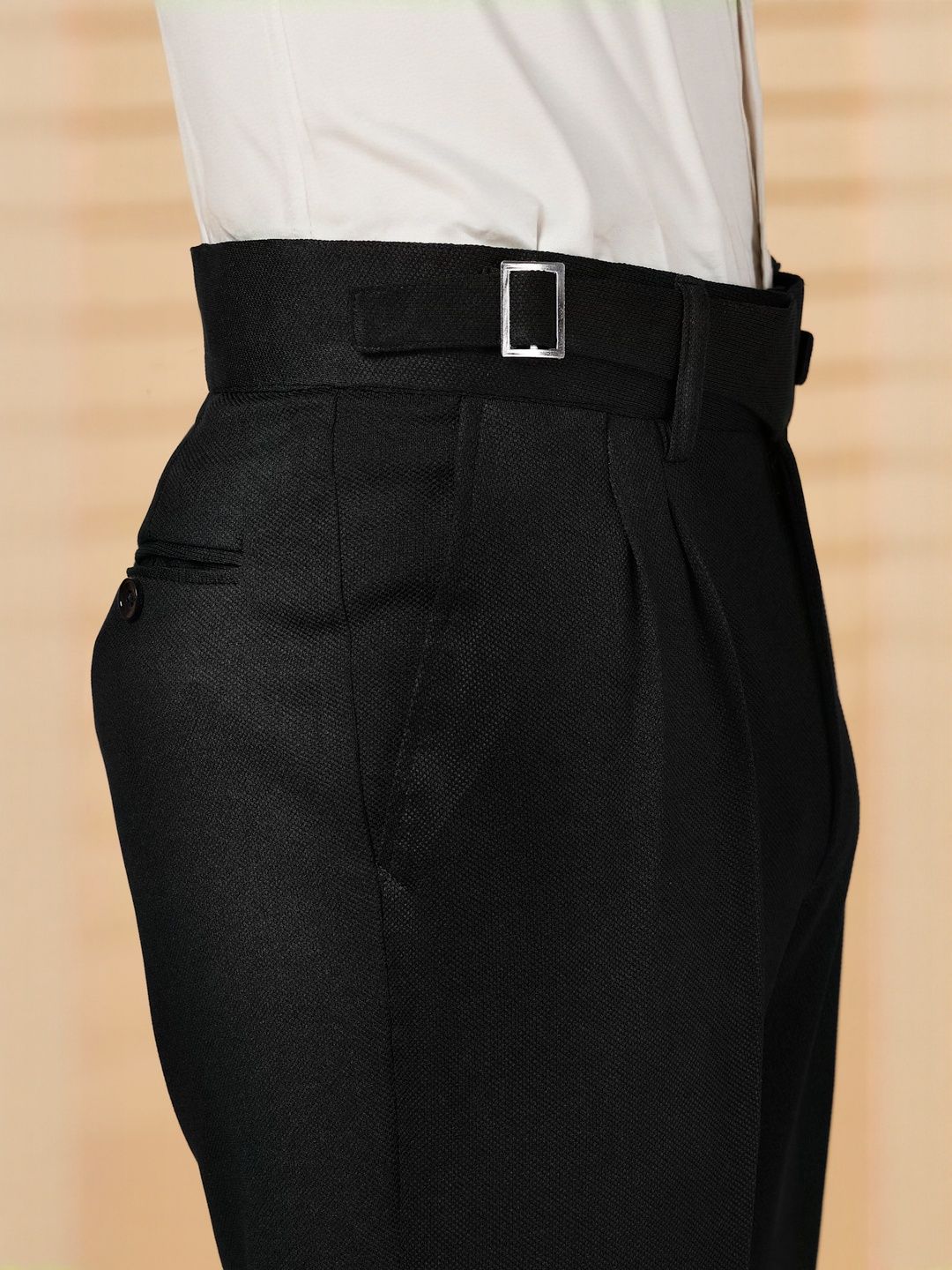 Seluar Formal Formal Lycra Lelaki KLOTTHE Hitam