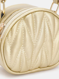 DressBerry Quilted Handheld Bag with Detachable Sling Strap