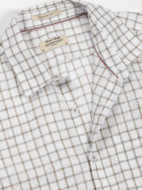Thomas Scott Men Premium Slim Fit Gingham Checks Opaque Checked Casual Shirt