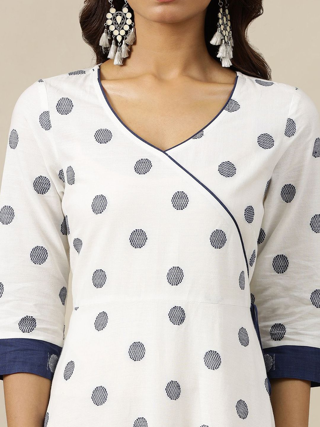 AURELIA Polka Dot Print Maxi Dress