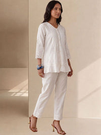 House of Chikankari Women Straight Casual Shirt