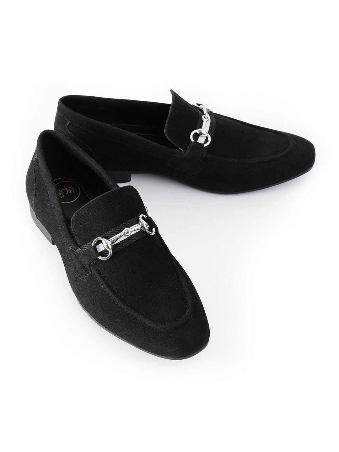 MONKSTORY Vintage Men Round Toe Horsebit Loafers