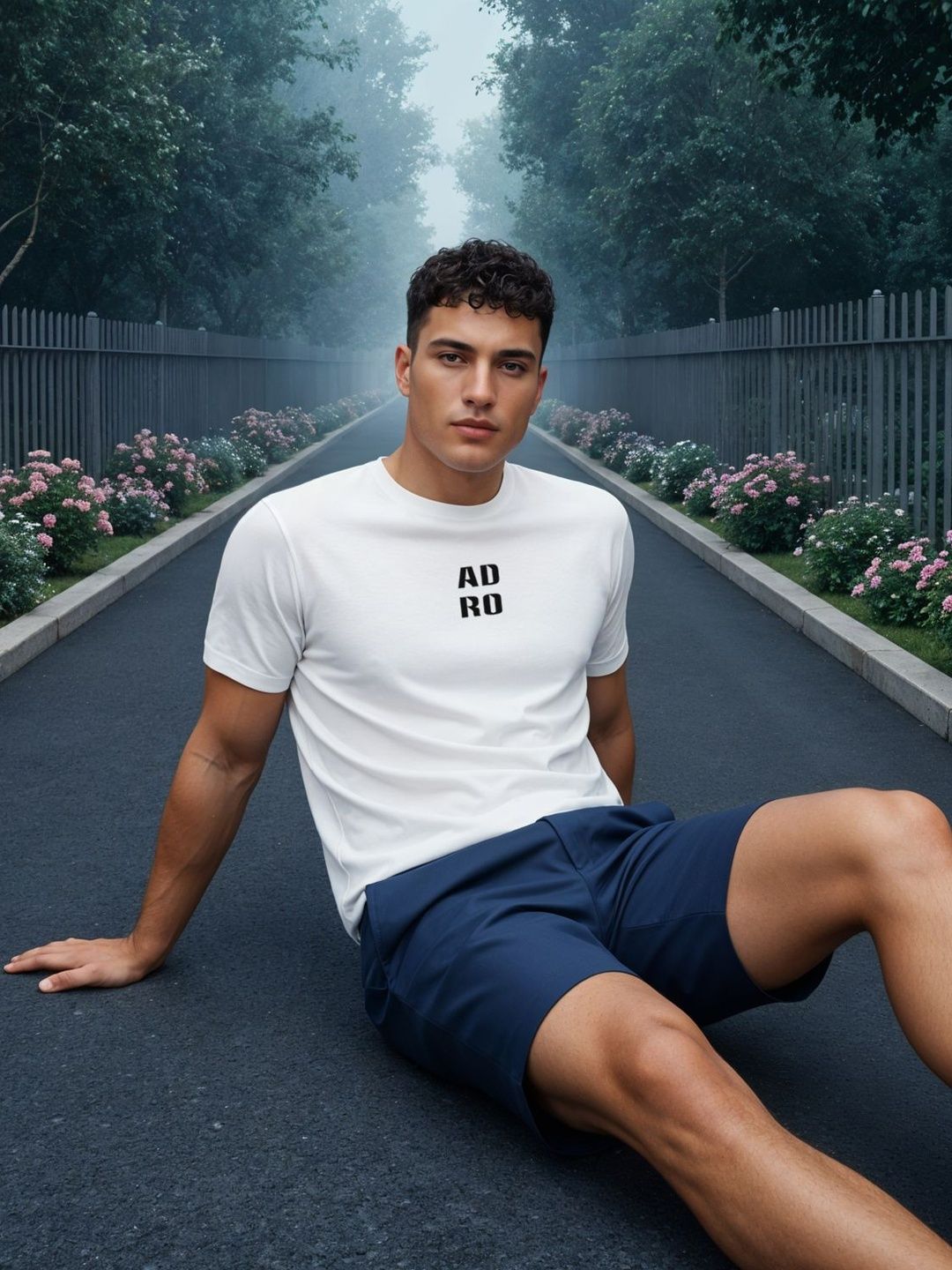 ADRO Men Printed T-shirt
