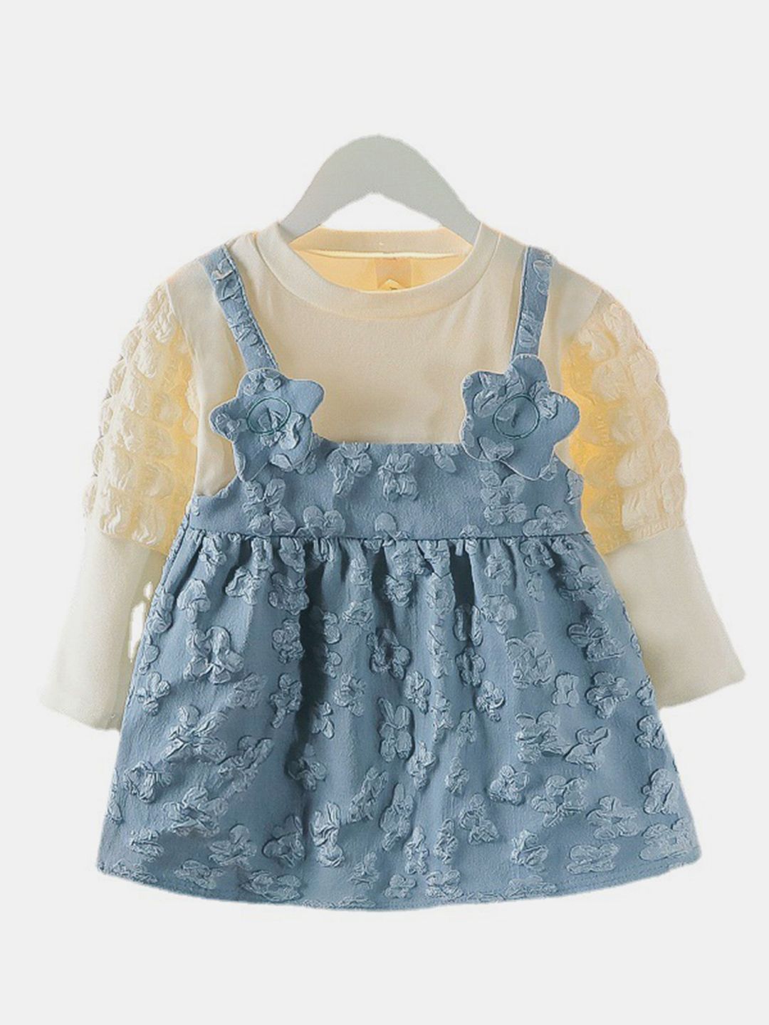 YK Floral Pinafore Dress