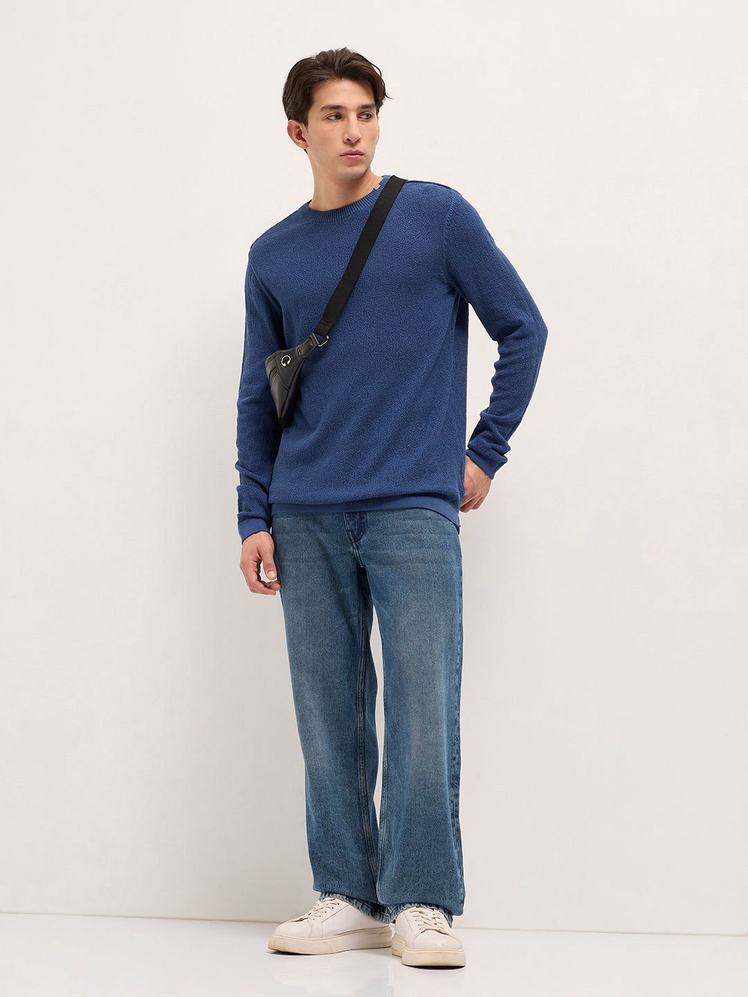 THE BEAR HOUSE Flat Knit Pure Cotton T-Shirt