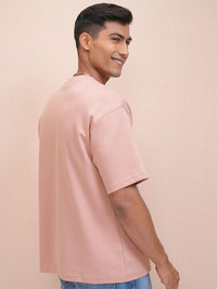 LOCOMOTIVE Premium Mens Roun Neck Brand Logo Oversized Tshirt
