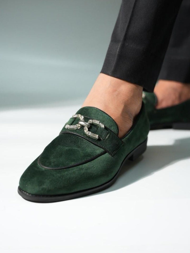 MONKSTORY Men Round Toe Slip-On Loafers