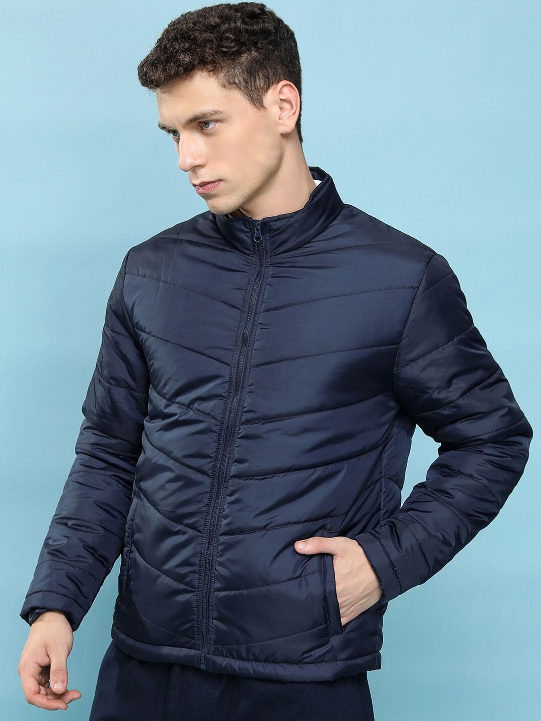 HIGHLANDER Stand Collar Padded Jacket