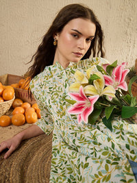 SANSKRUTIHOMES Women Floral Opaque Printed Casual Shirt