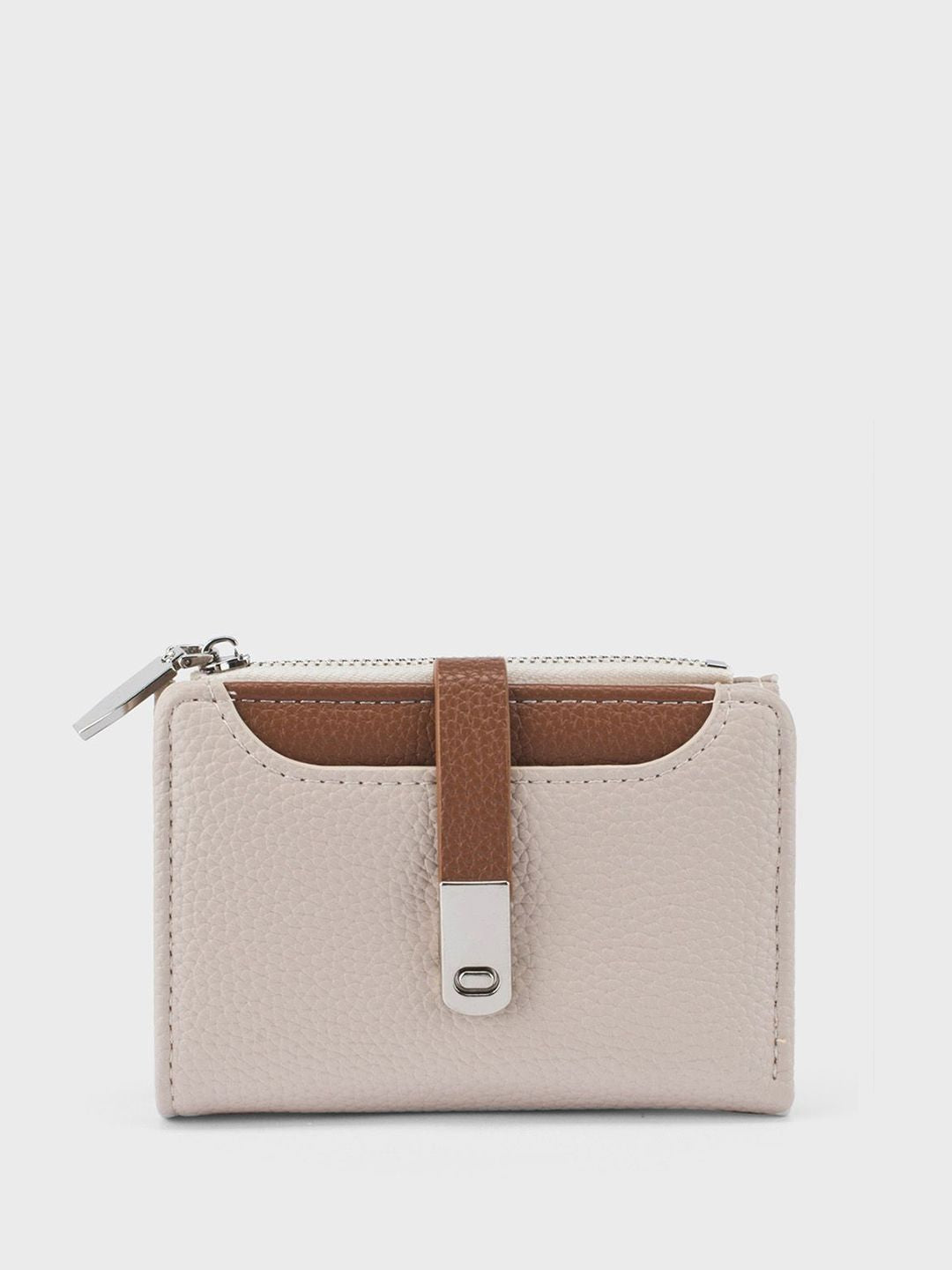 Lino Perros Women Zip Detail Two Fold Wallet