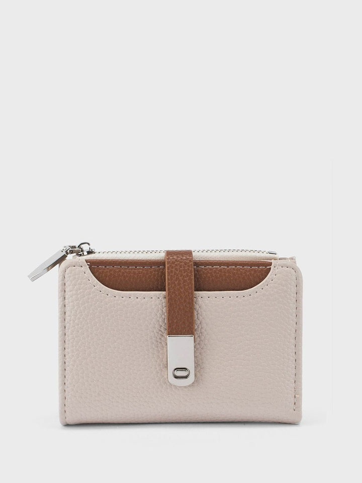 Lino Perros Women Zip Detail Two Fold Wallet