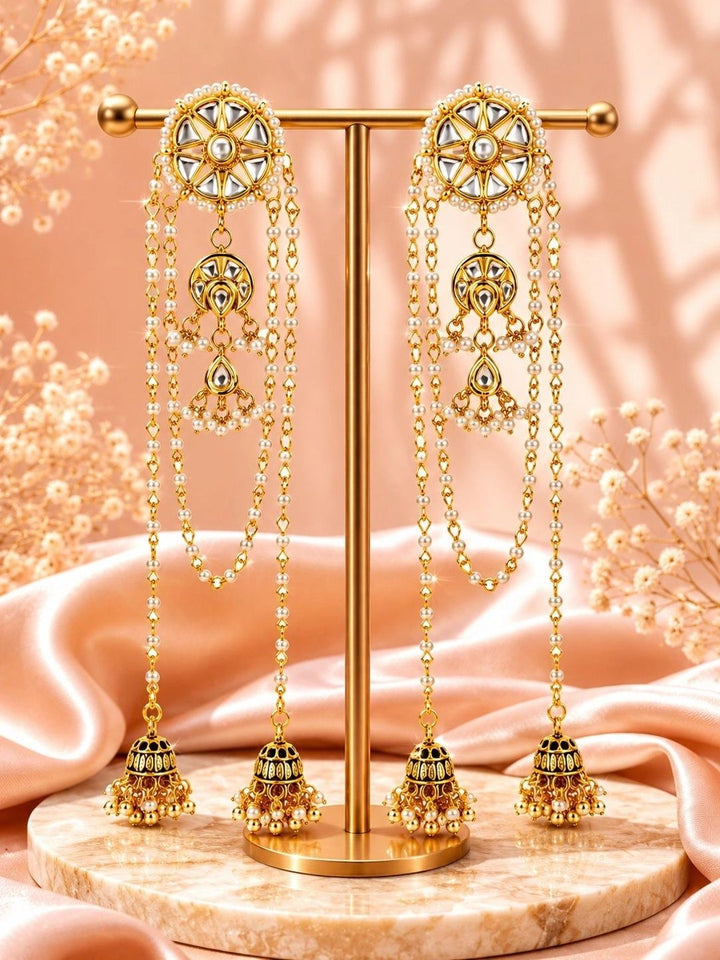 PANASH Circular Drop Earrings