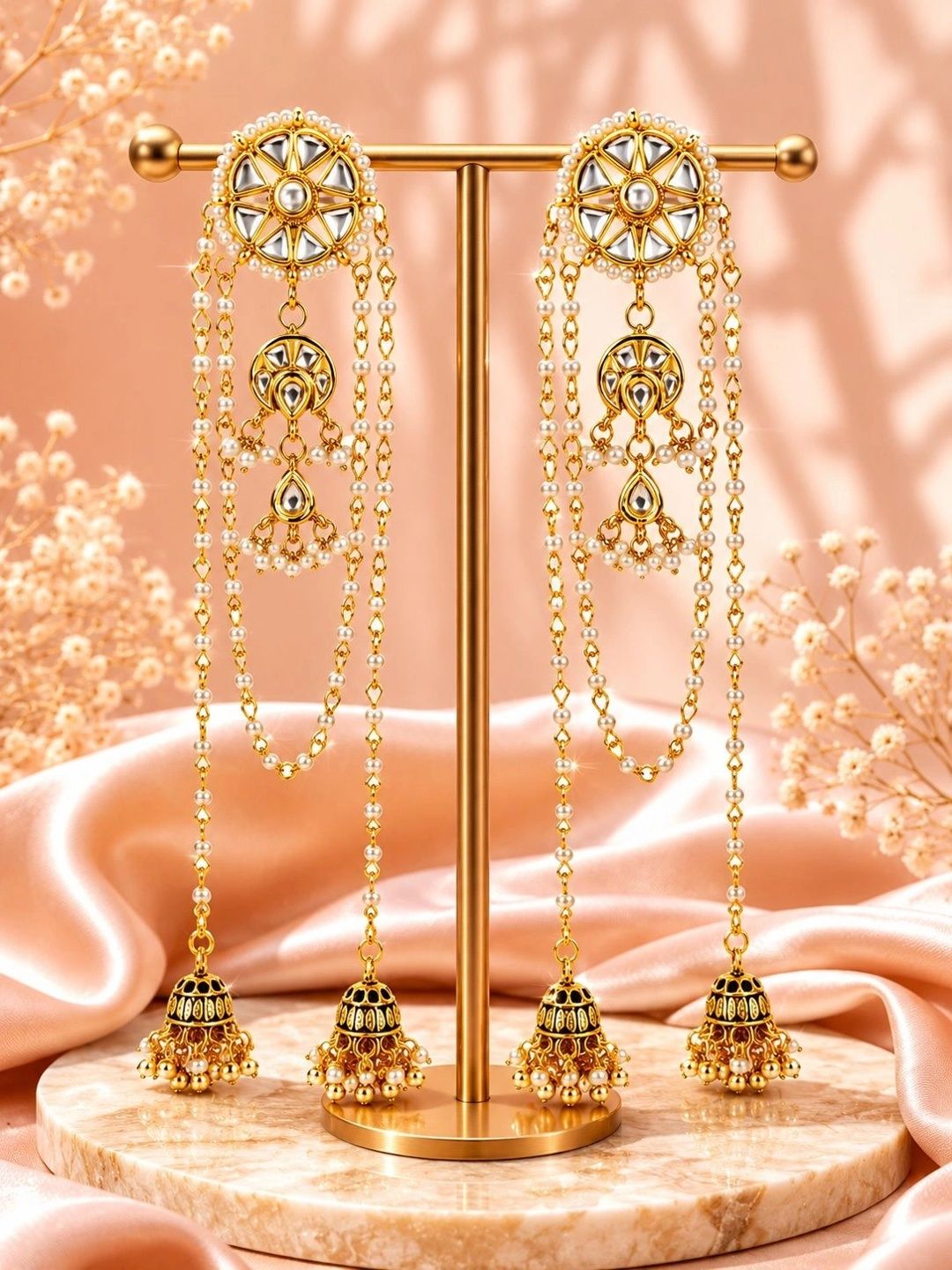 PANASH Circular Drop Earrings