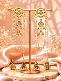 PANASH Circular Drop Earrings