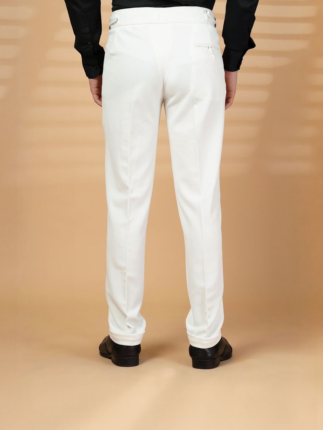 Seluar Formal Formal Lycra Putih KLOTTHE Lelaki