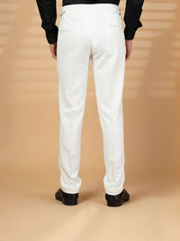 Seluar Formal Formal Lycra Putih KLOTTHE Lelaki