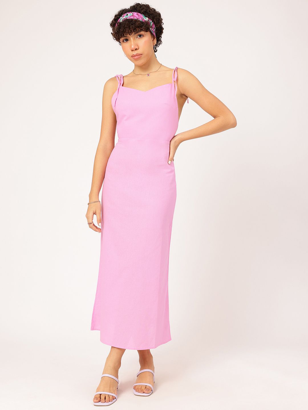 DressBerry Ethereal Touch Low Back Maxi Dress