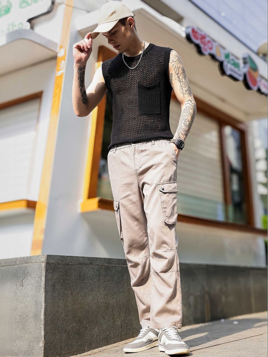 Eszett Men Cargos Trousers