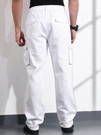 Thomas Scott Men Smart Relaxed Fit Pure Cotton Cargos Trouser