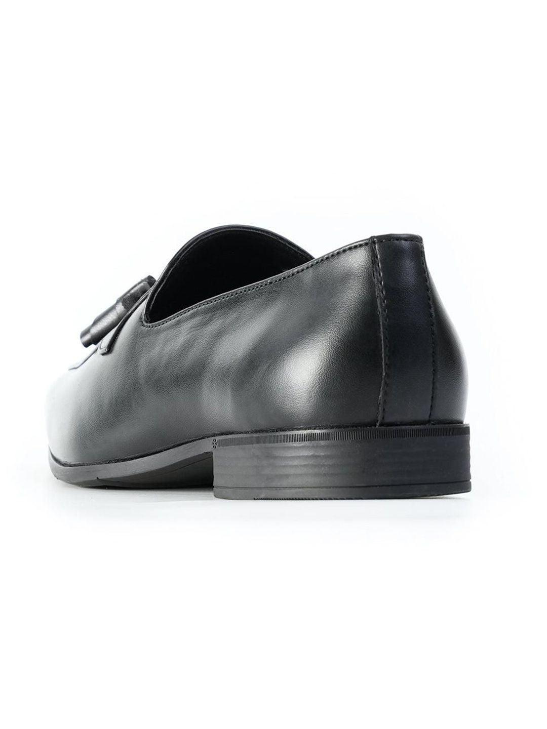 MONKSTORY Tassel Formal Loafers with Rose-Gold Bit  Black