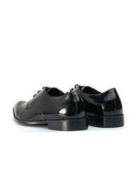 MONKSTORY Men Textured Lace-Up Derbys