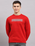 Monte Carlo Men Typography Printed Pullover Cotton Sweatshirt