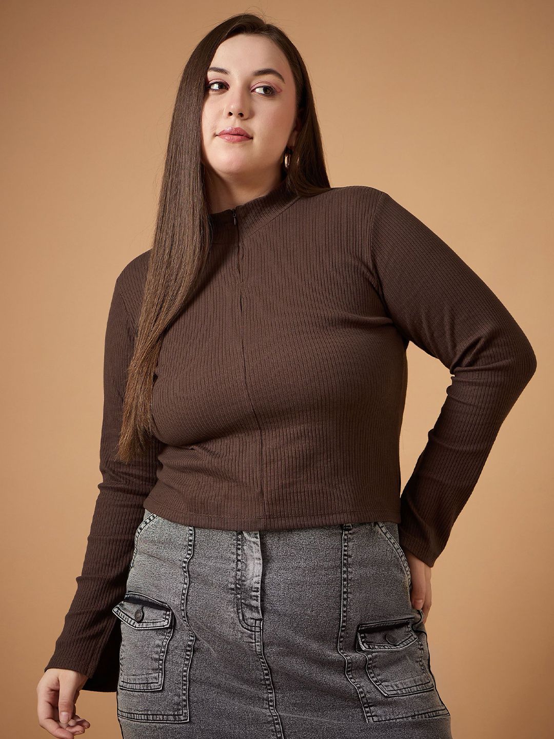 SASSAFRAS Curve Slit Sleeve Top