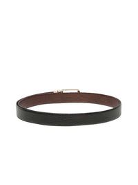 Teakwood Leathers Men Textured Leather Reversible Formal Belt
