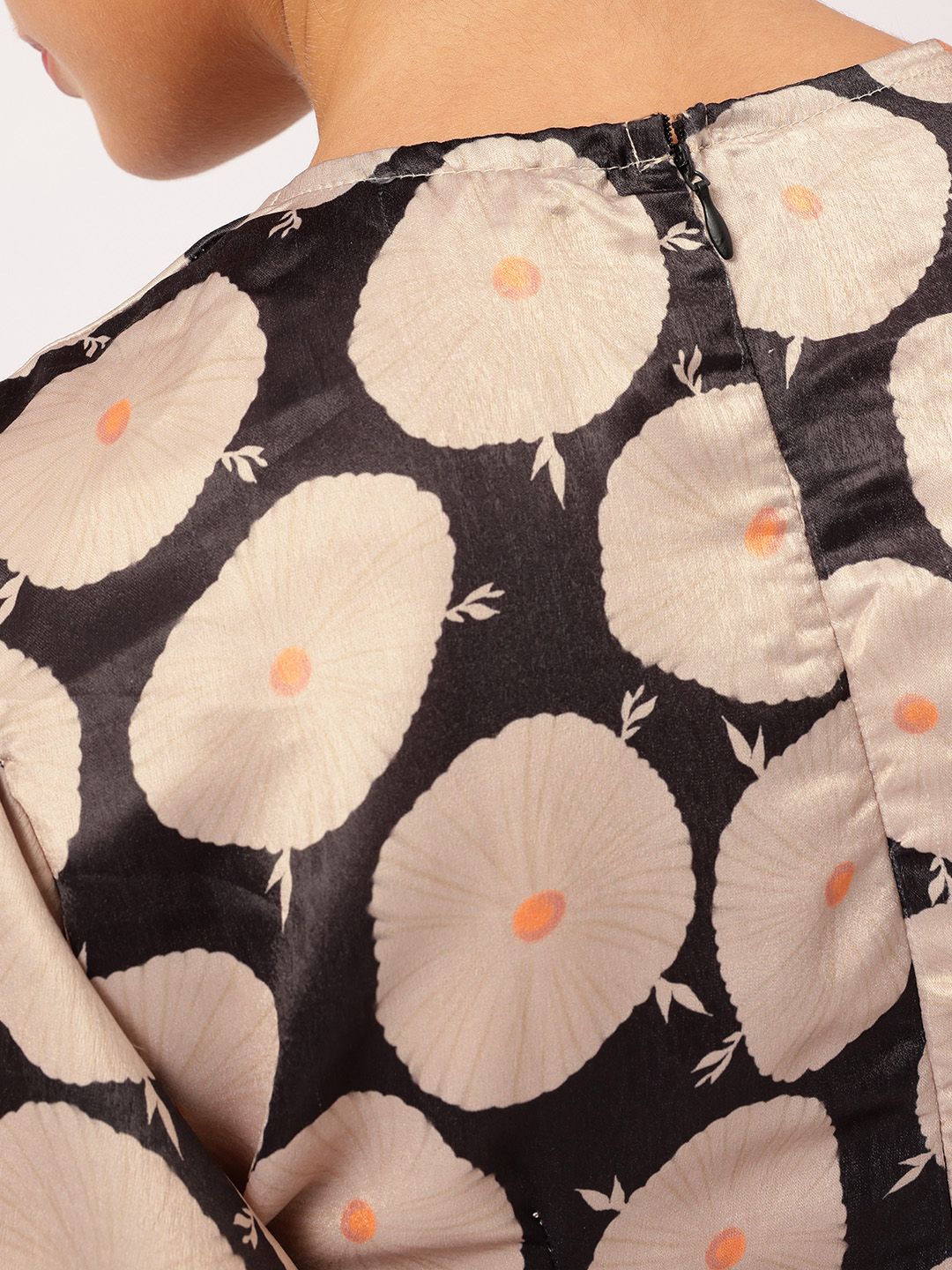 DressBerry Muted Luxury Floral Fancy Breezy Vibes Dress