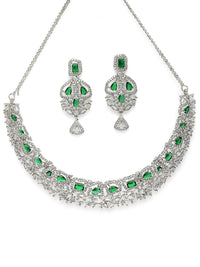 Set Perhiasan Berat Batu Diamond American Karatcart berlapis