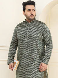 SOJANYA PLUS Woven Design Regular Straight Kurta with Pyjamas