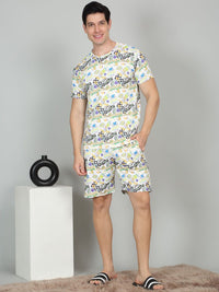 Sweet Dreams Men Graphic Printed Night suit
