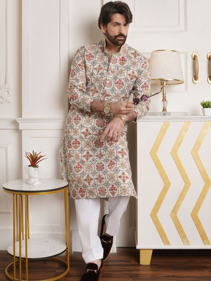 SOJANYA Men Ethnic Motifs Printed Kurta