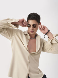 VASTRADO Men Classic Slim Fit Opaque Casual Shirt