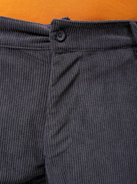 The Indian Garage Co Men Textured Loose Fit Cargos Trousers