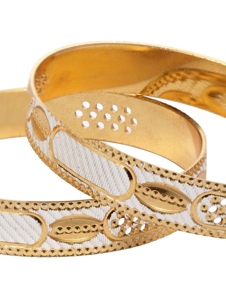 Anouk Set Of 2 Rhodium-Plated Bangles